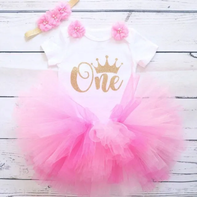 1 Year Baby Girl Clothes Unicorn Party Set