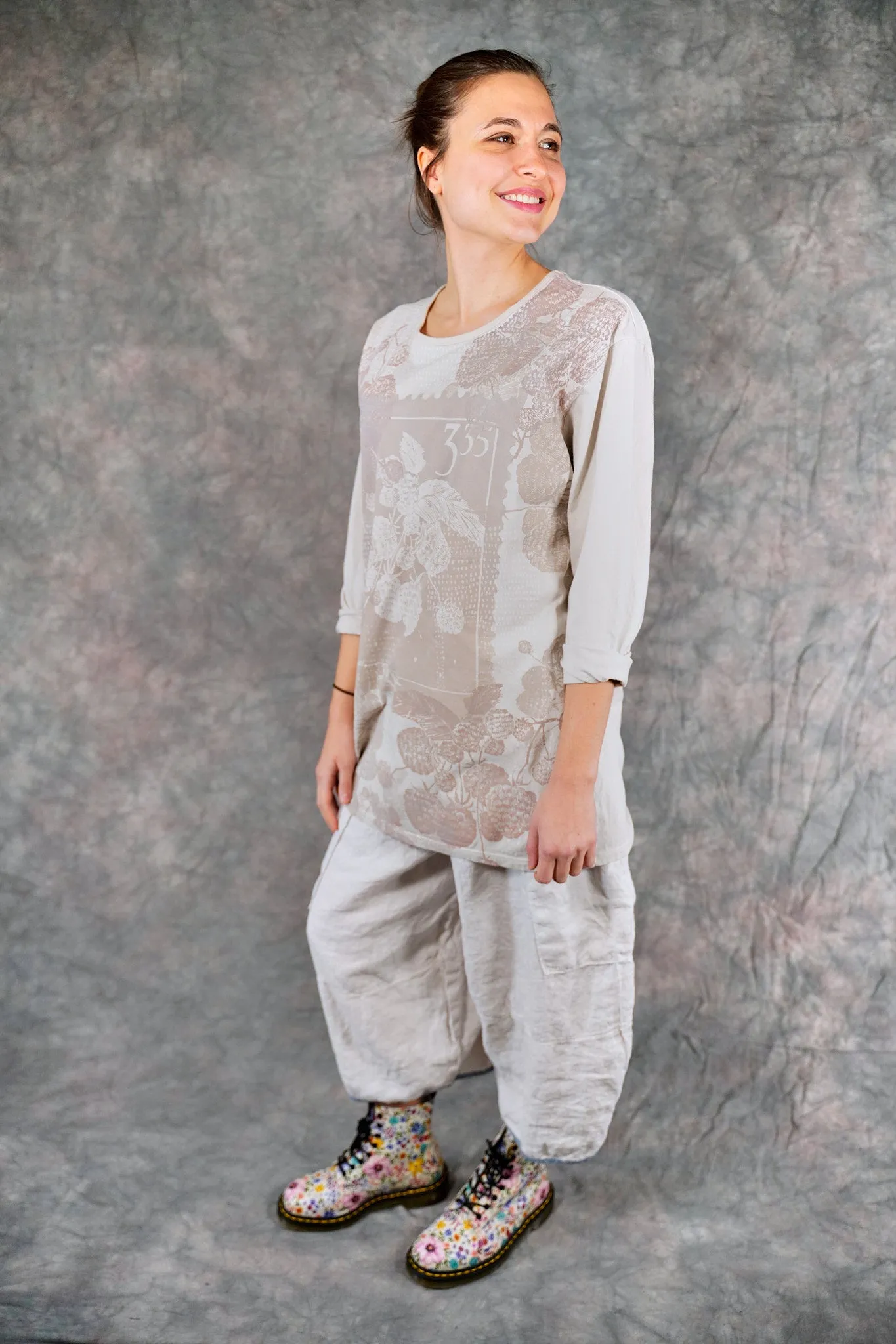 3339 Linen Stitch Pant Moonbeam-U