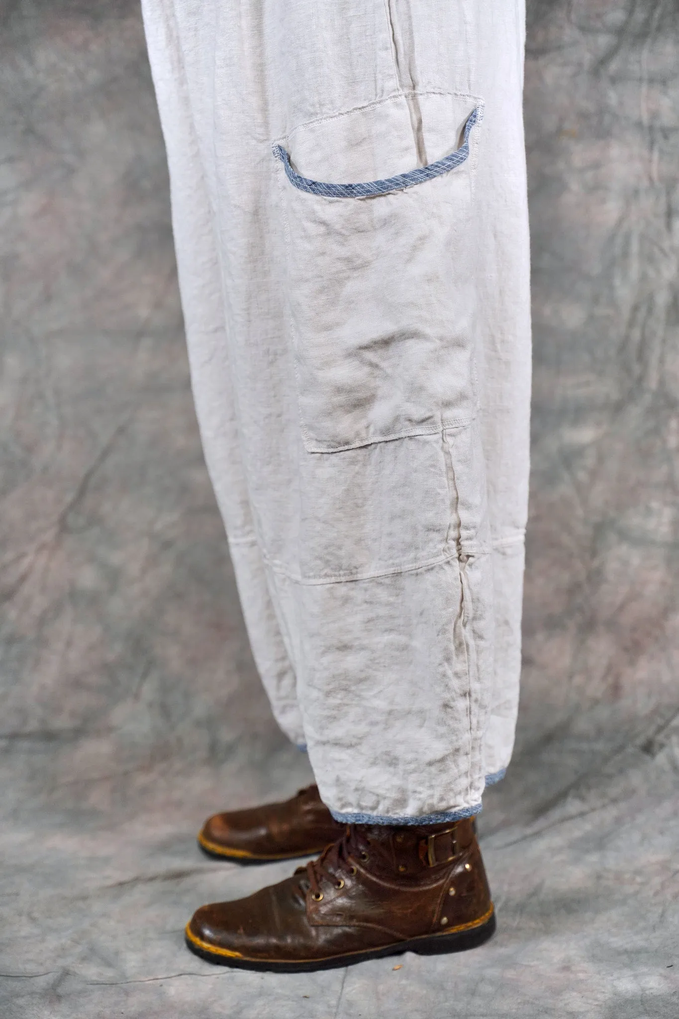 3339 Linen Stitch Pant Moonbeam-U