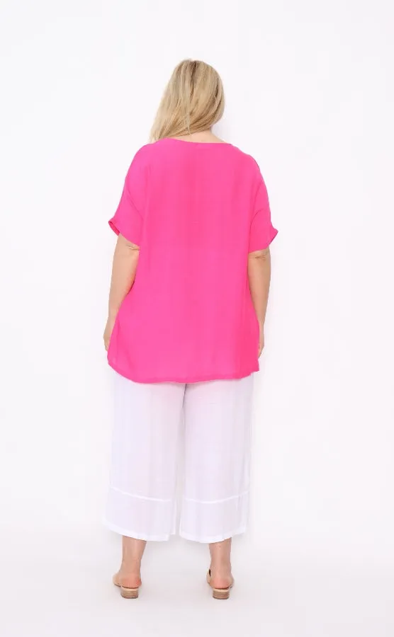 7919 Hot pink Top