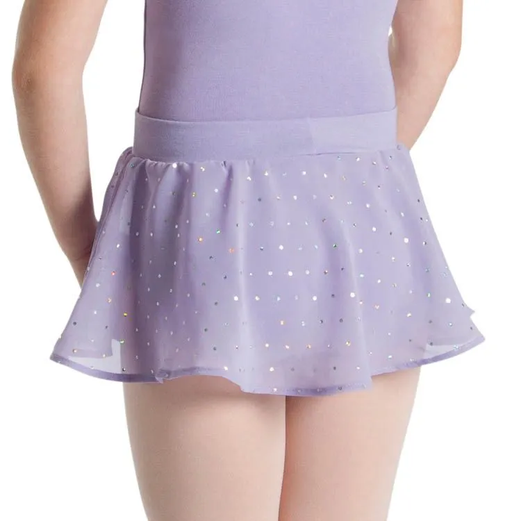 A55161G - Bloch Olesia Sequin Spotted Girls Skirt