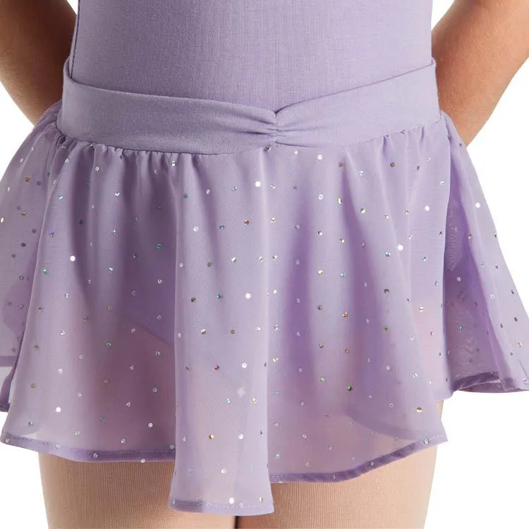 A55161G - Bloch Olesia Sequin Spotted Girls Skirt