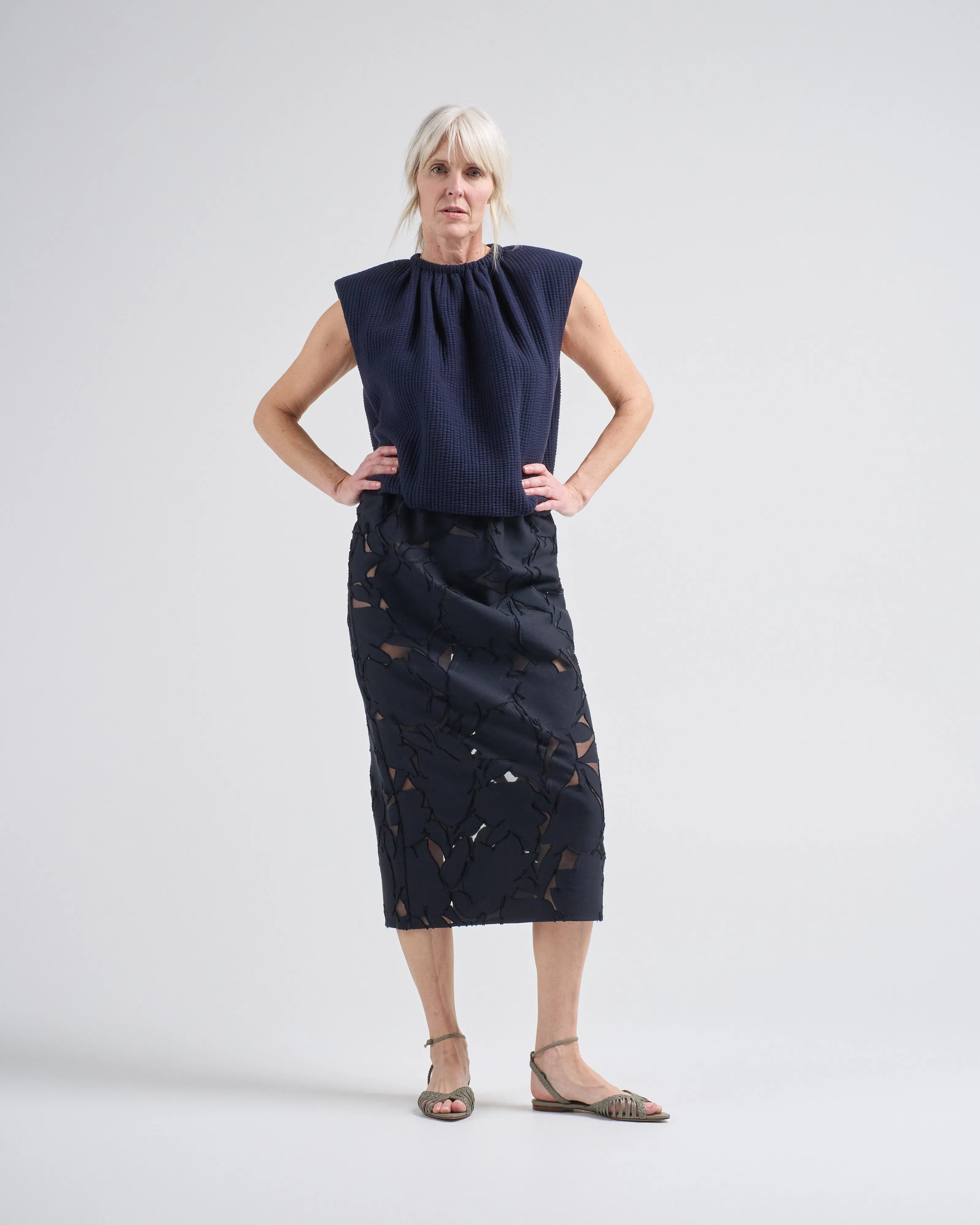 adelle fil coupe pencil skirt