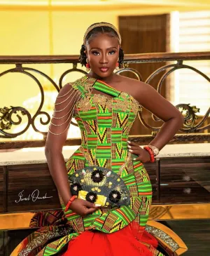 African mermaid dress, African mermaid skirt, Ankara maxi mermaid gown