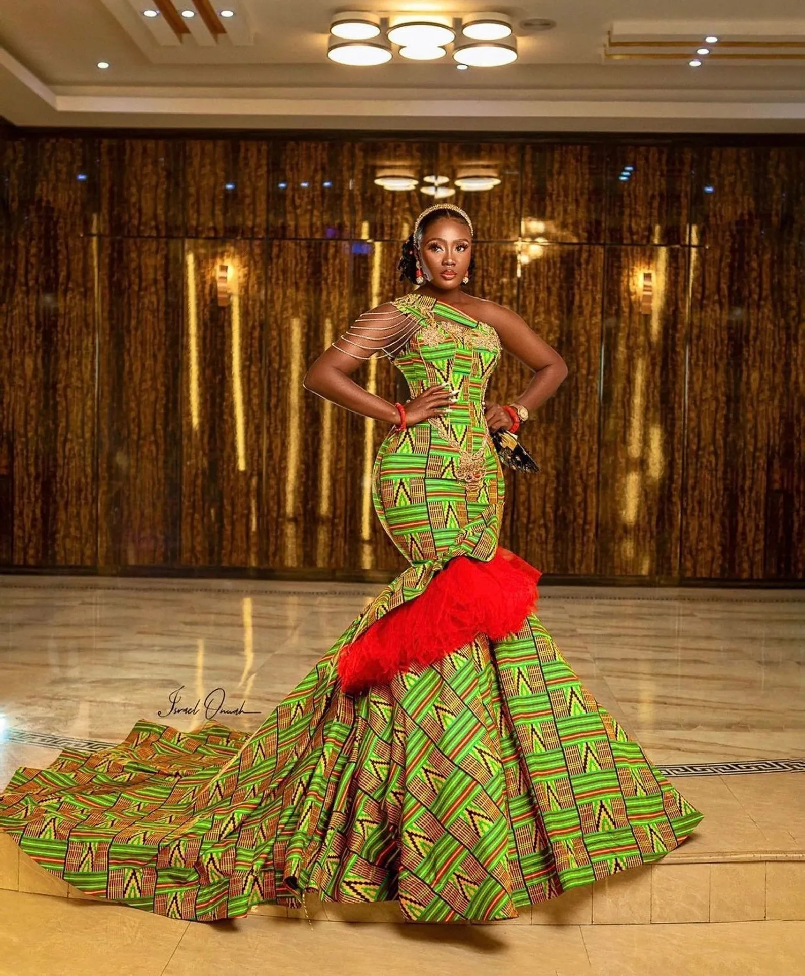 African mermaid dress, African mermaid skirt, Ankara maxi mermaid gown