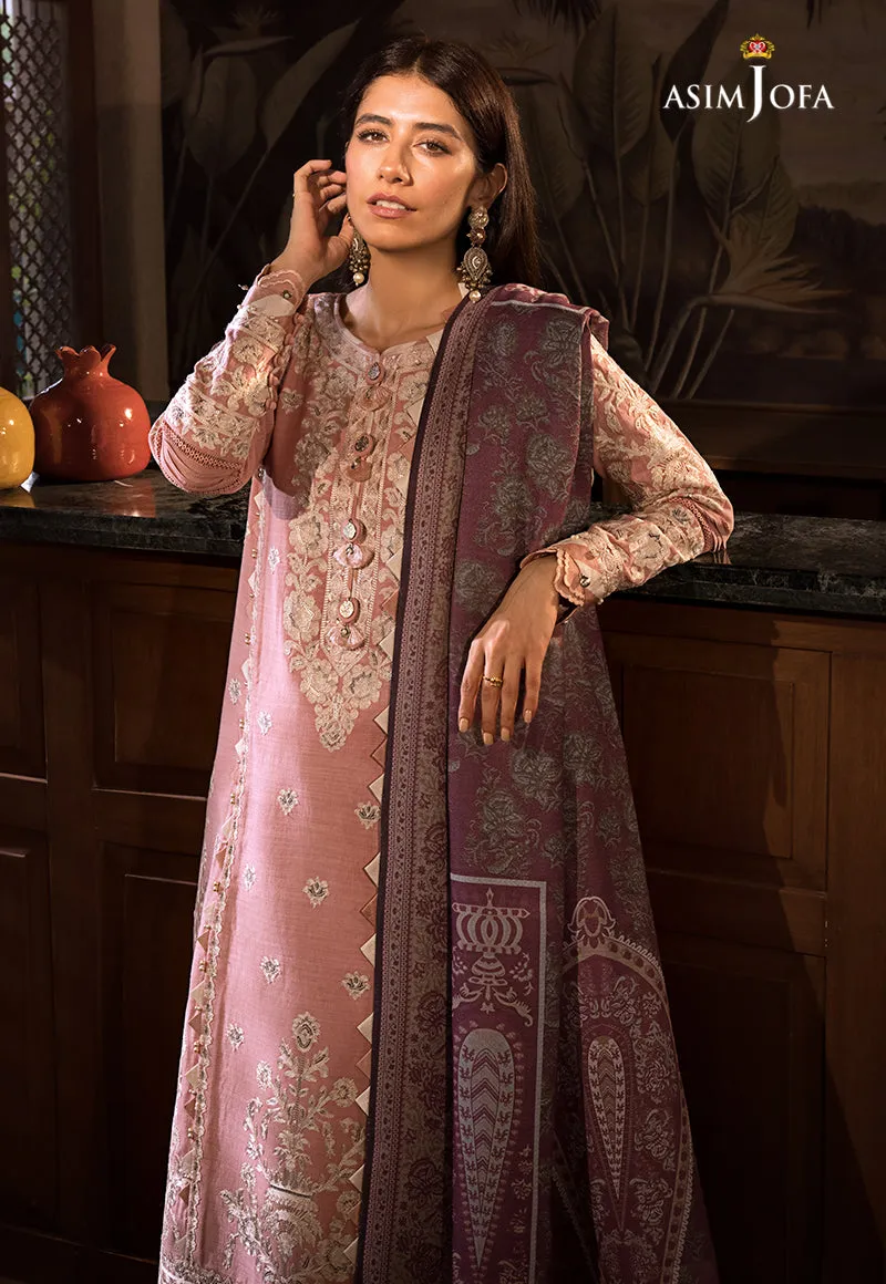 AJK-05 |  Asim Jofa The Syra Edit Kashmiri Embroidered Collection 2022 | Unstitched Embroidered Winter Suits