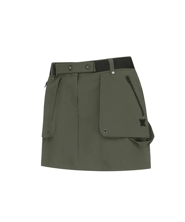 ANEW Golf: Women Out Cago Pocket Skirt - Khaki