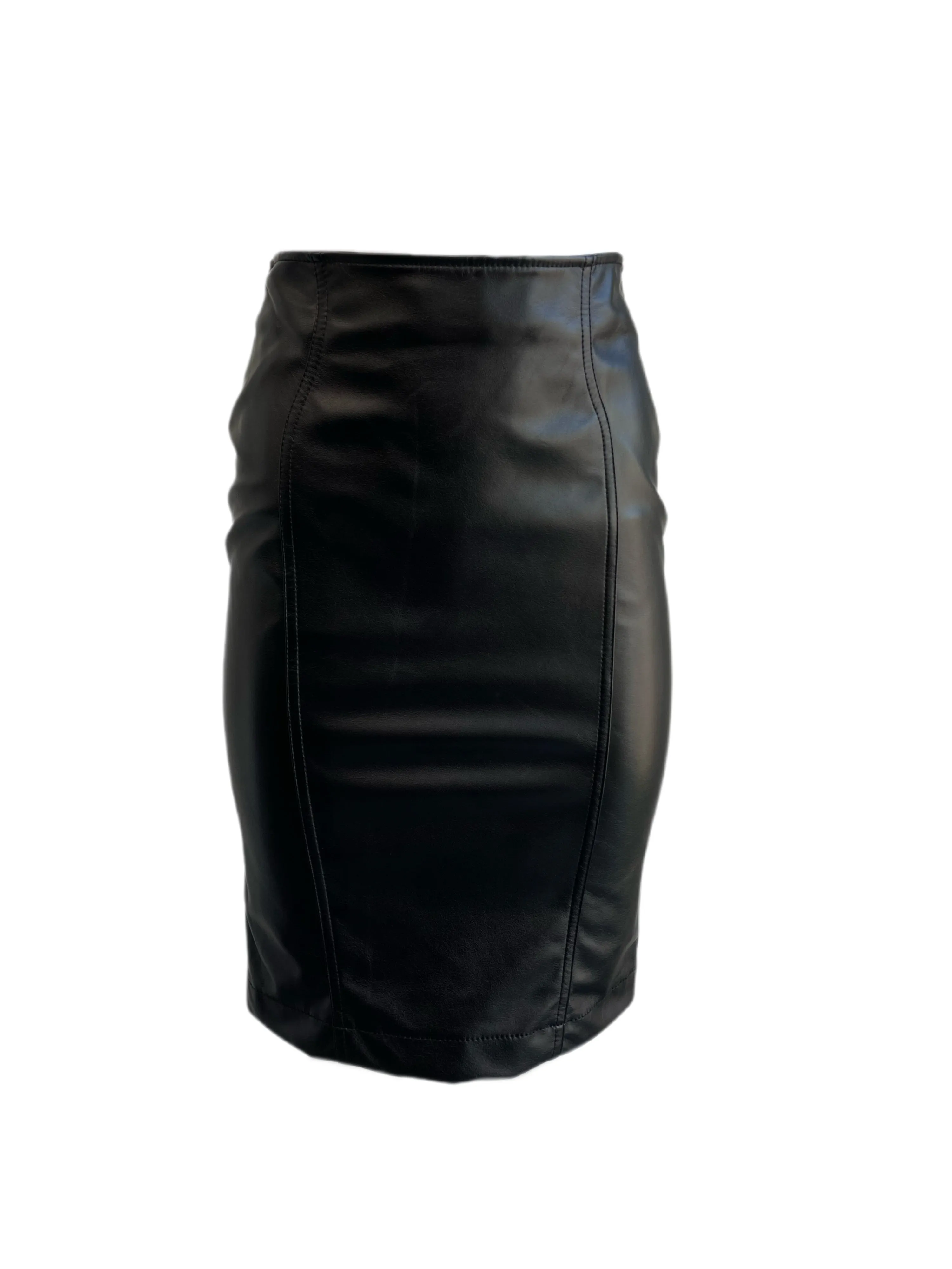 ANNA RACHELE Women's Straight Lined Skirt IT 46 Black