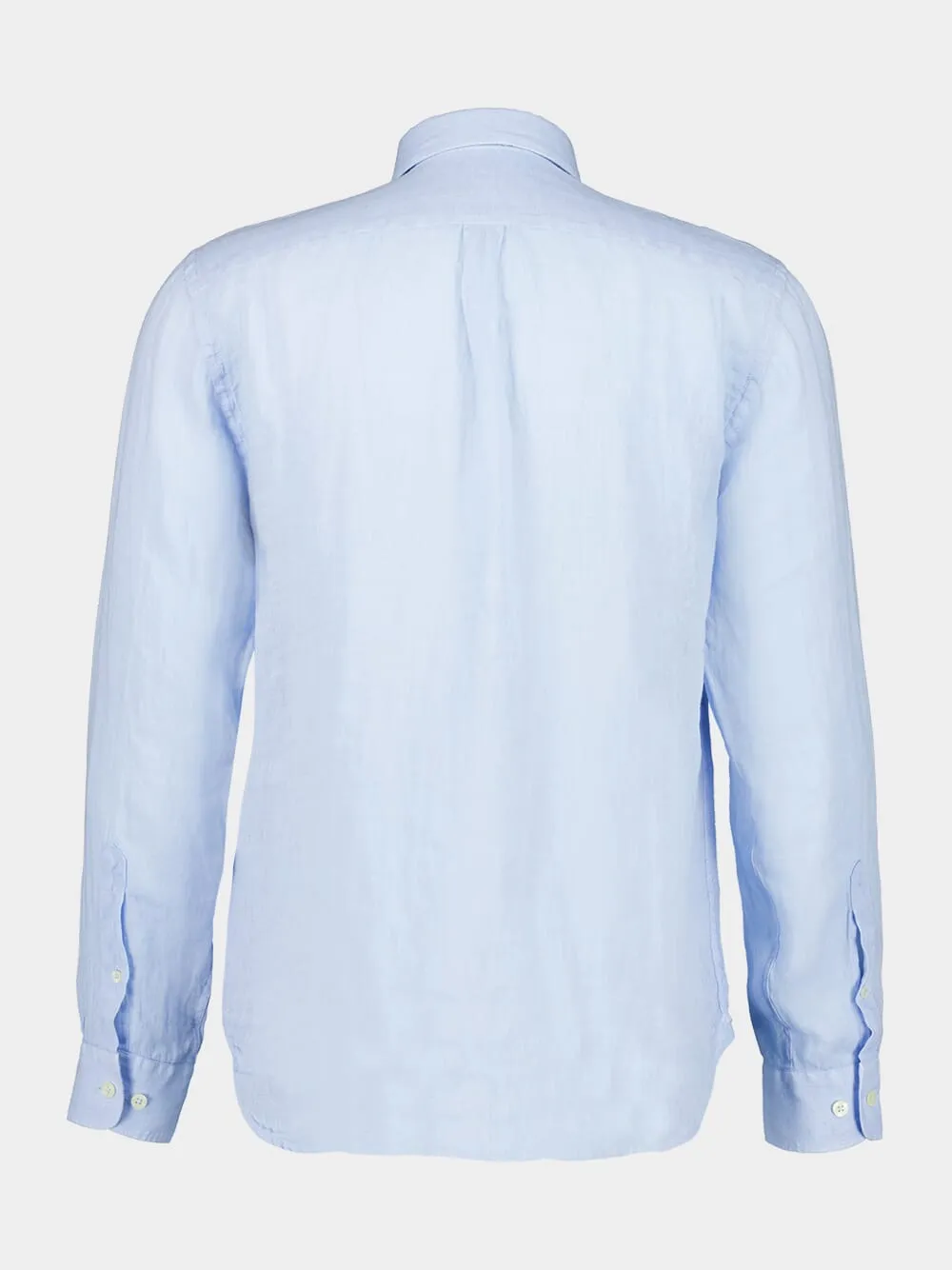 Aquatic Long-Sleeve Regular Fit Linen Shirt