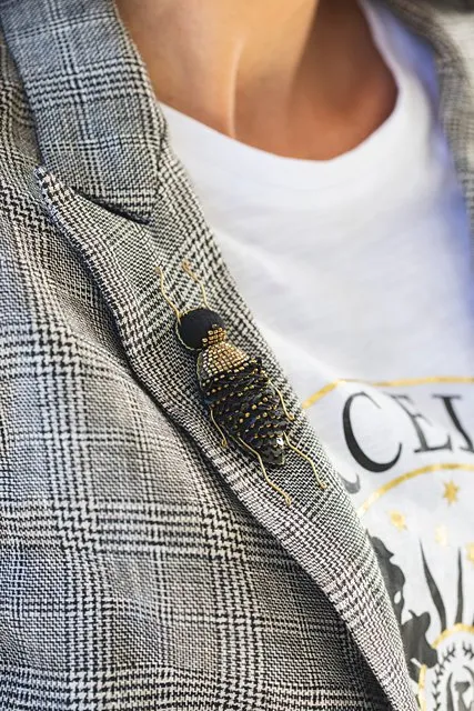 Beetle Brooch