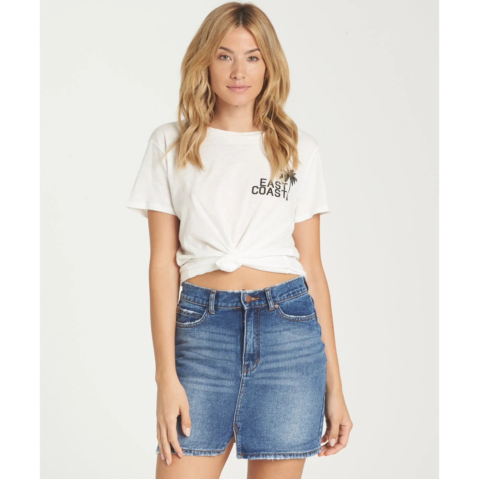 Billabong Women's Black Magic Denim Skirt | Sail Away