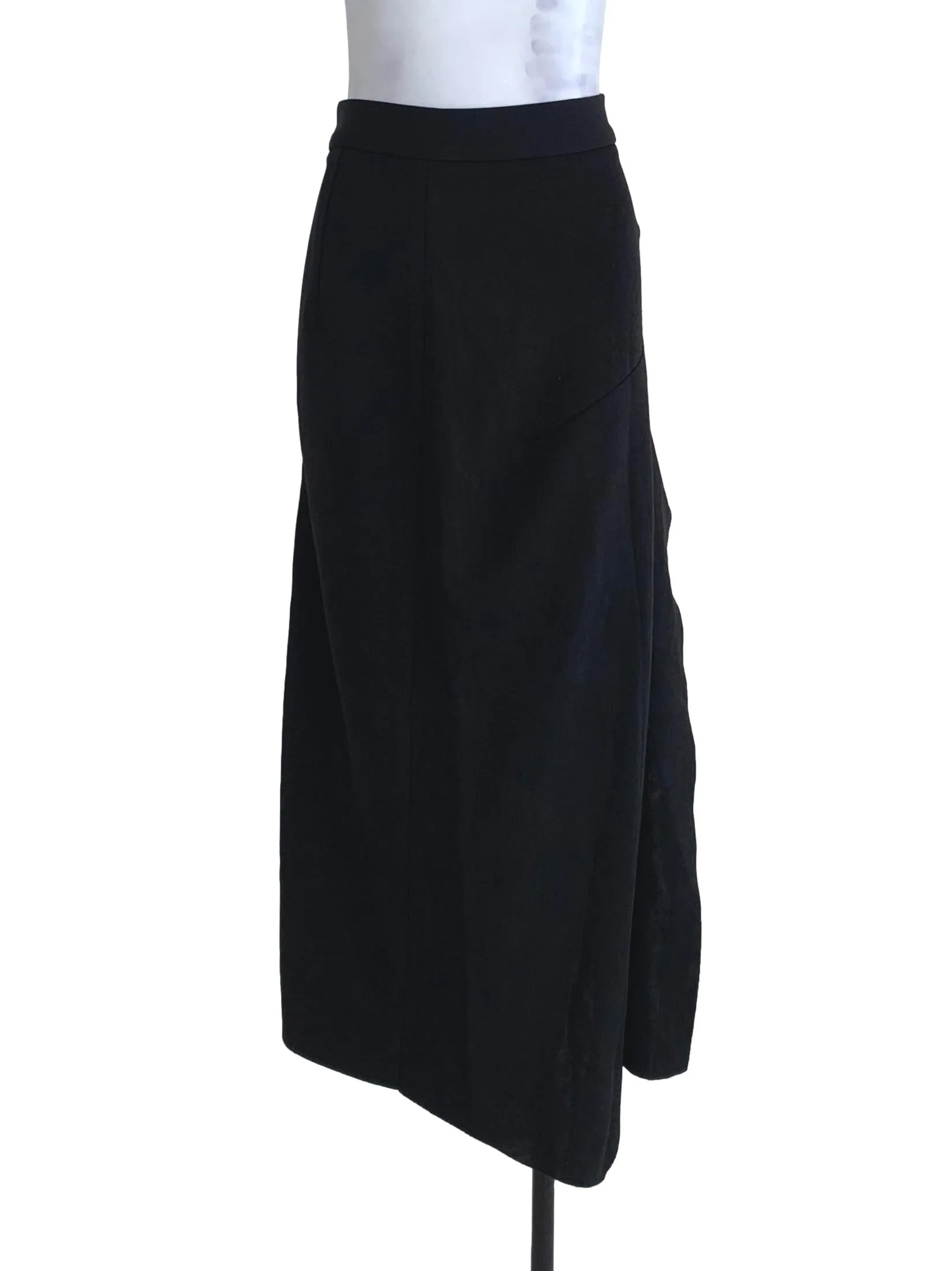 Black Plain Pencil Skirt