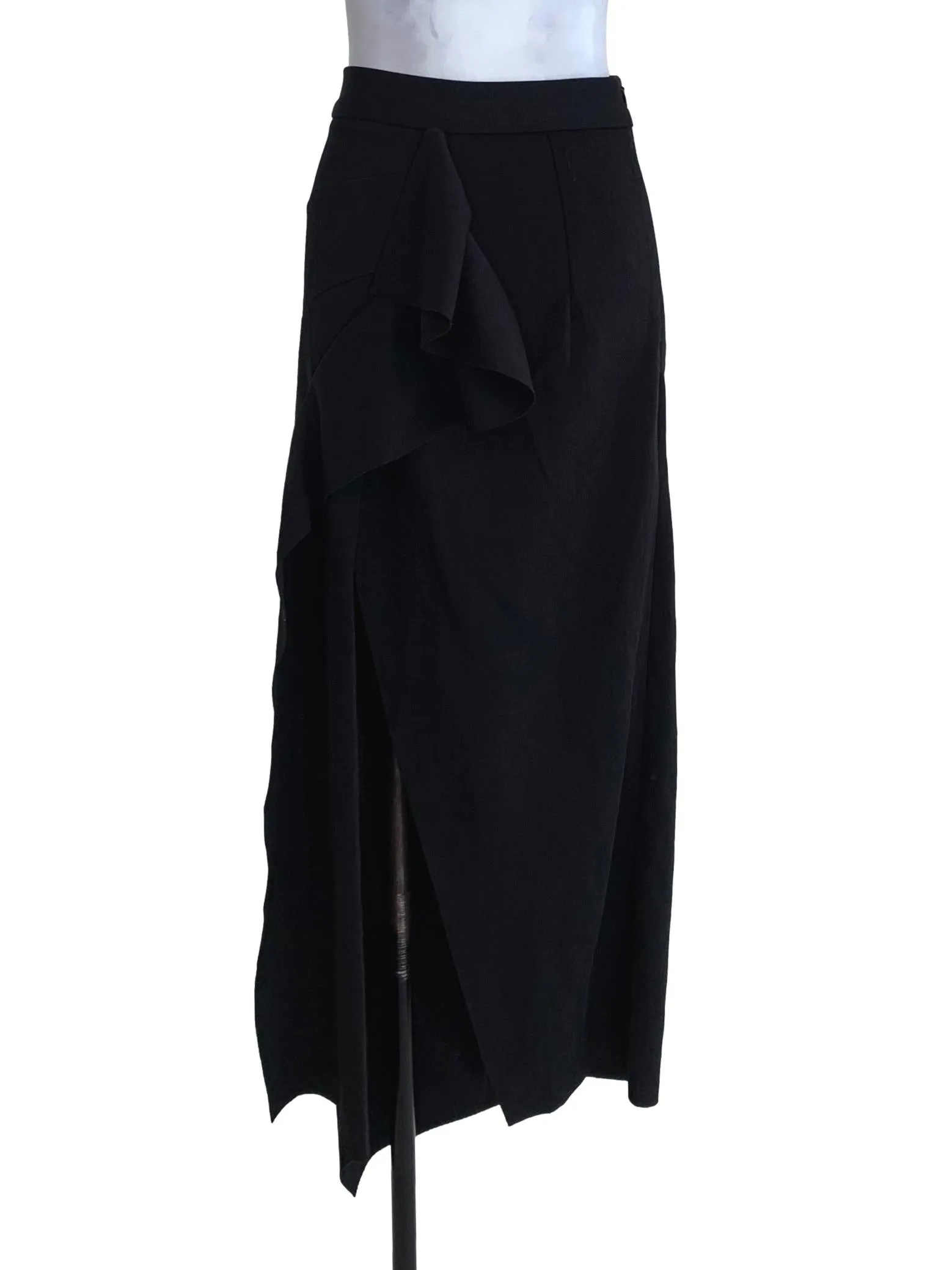 Black Plain Pencil Skirt