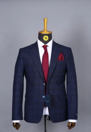 Blazer Bleu Motif 7