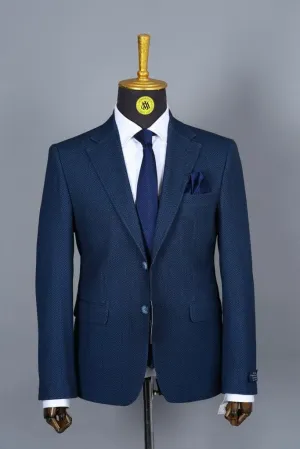 Blazer Bleu Motif 8