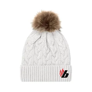 Blazers Faux Fur Pom Toque