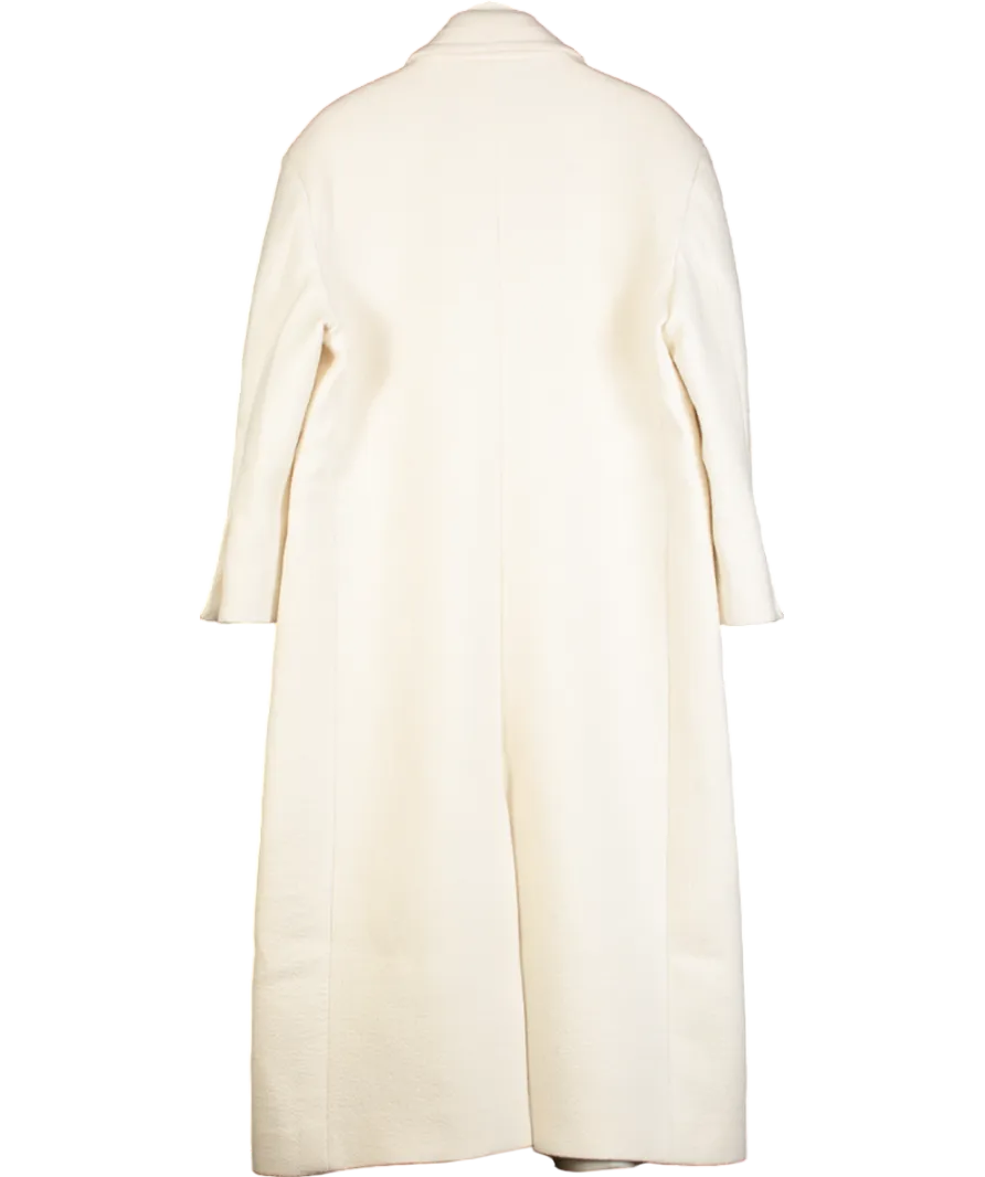 Bouguessa Cream Ross Long Coat UK S/M