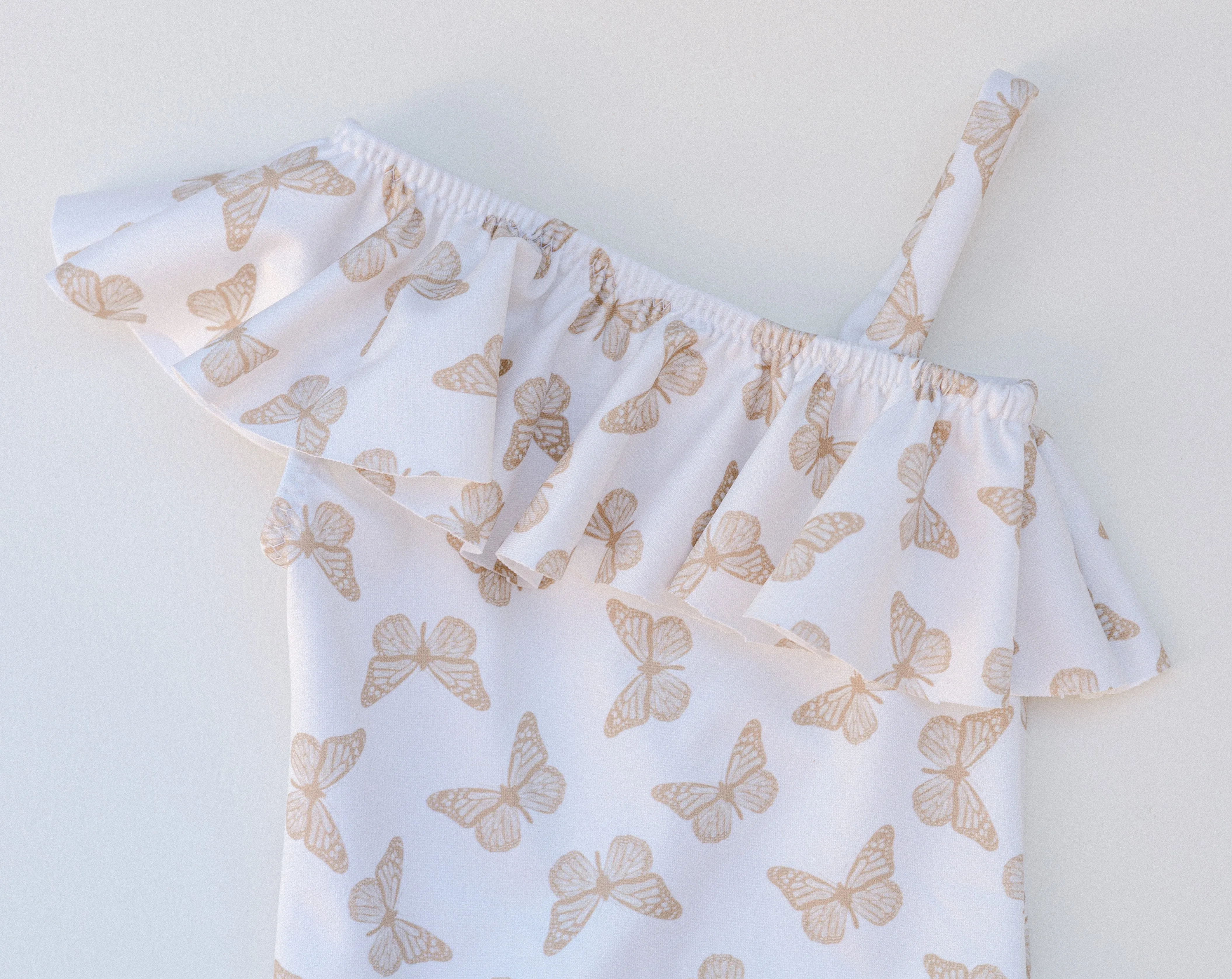 Butterfly One Shoulder Swim Suits