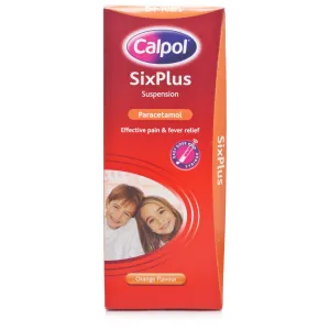 Calpol Six Plus Orange Flavour Suspension (200ml)