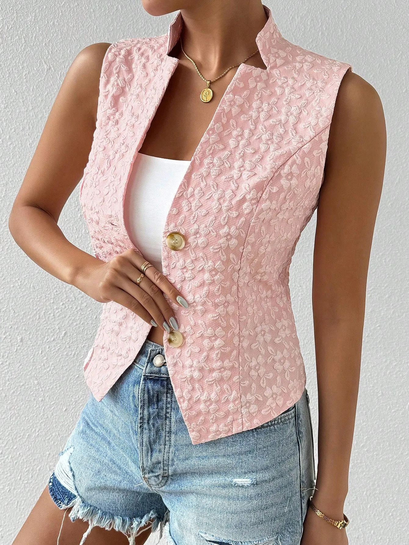 Chaleco Blazer Raffinéa de Moda para Mujer