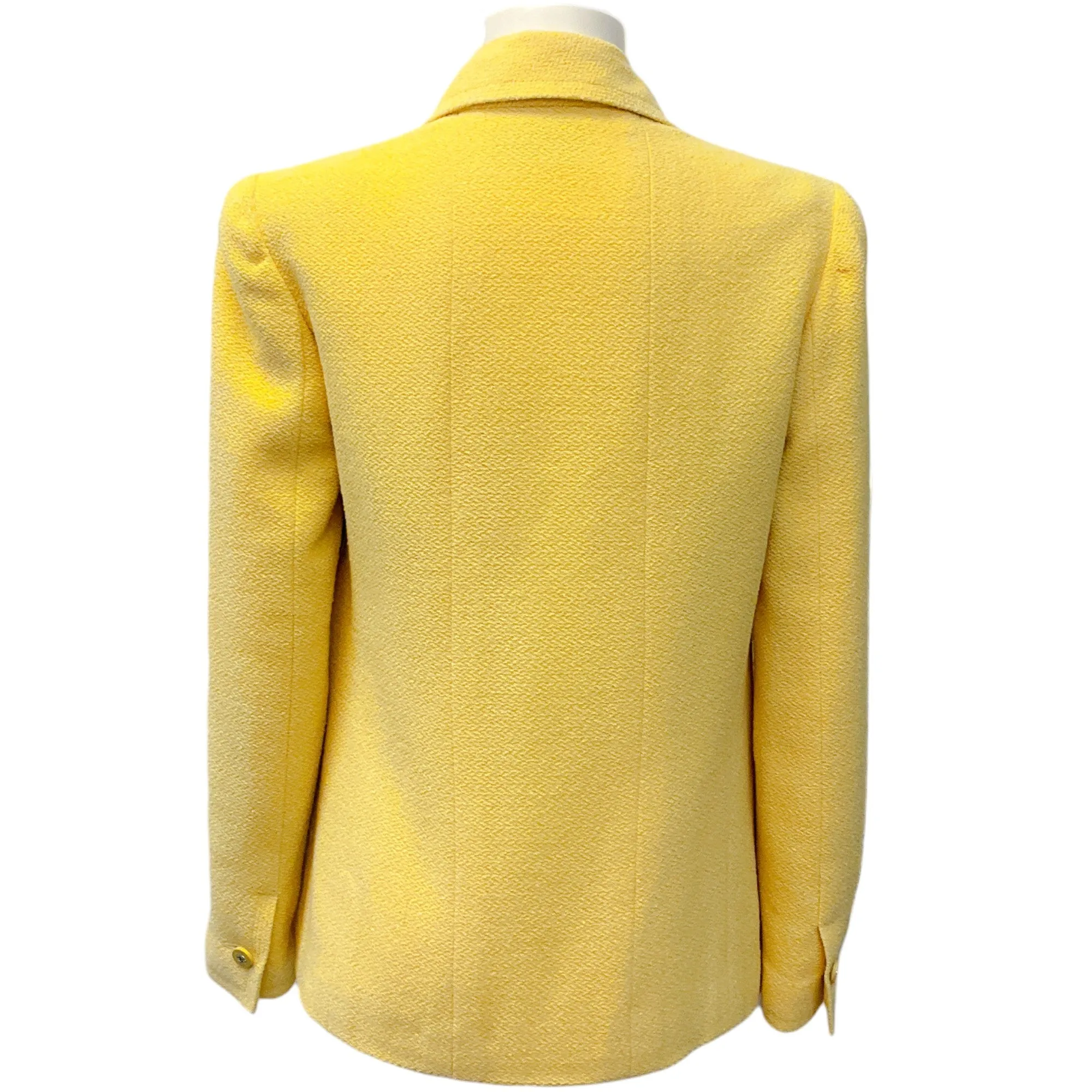 Chanel Vintage Pale Yellow Blazer