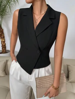 Chaqueta Blazer Sin Mangas de Cherry Vibes en