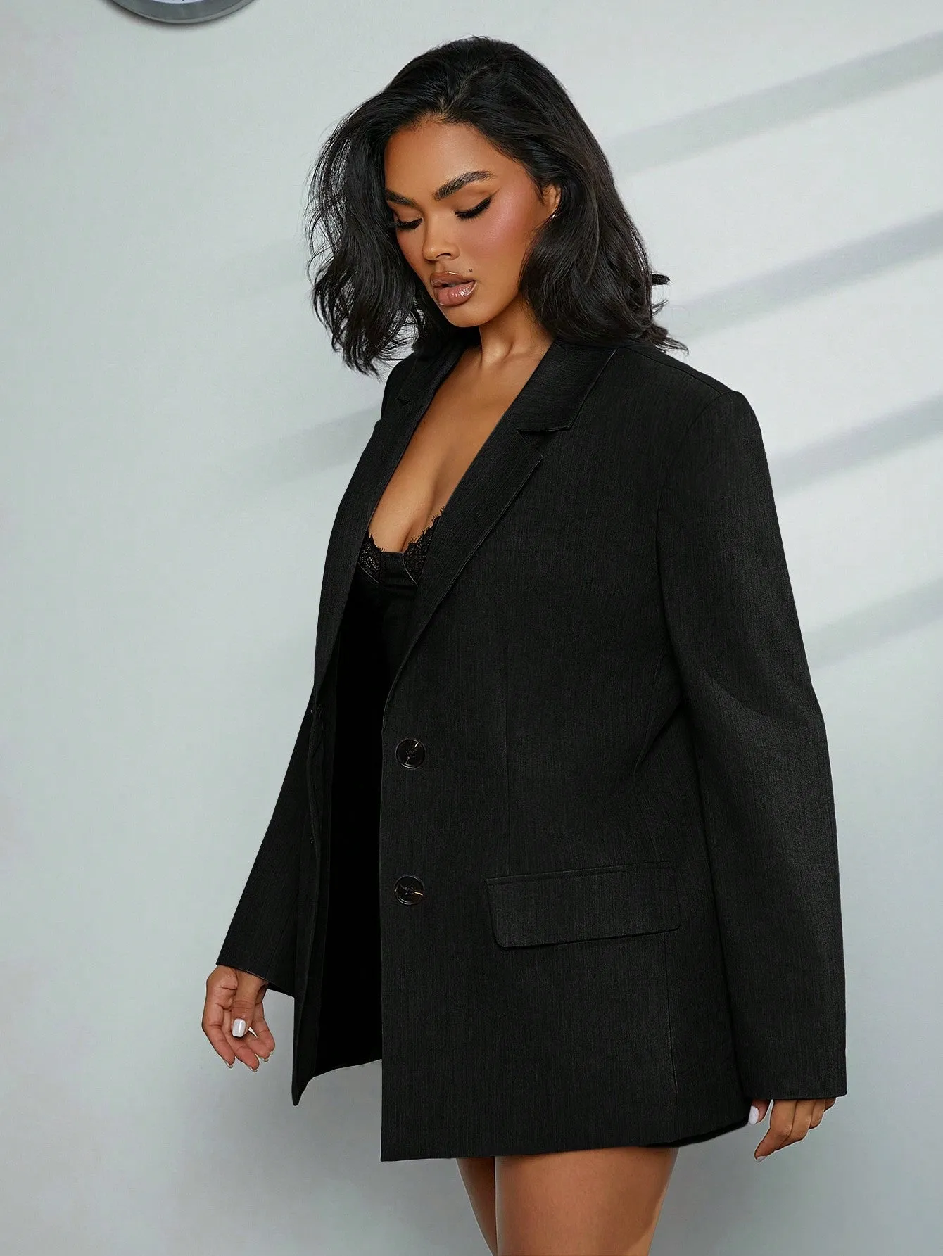 Cherry Vibes: Blazer Oversize para Mujer en