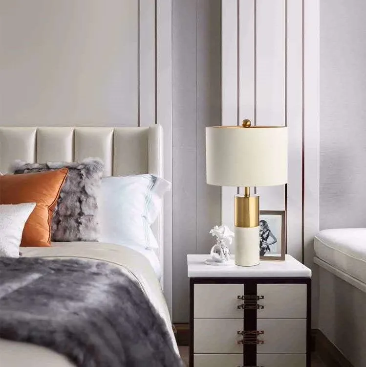 Concrete Table Lamp | Marble Table Lamp