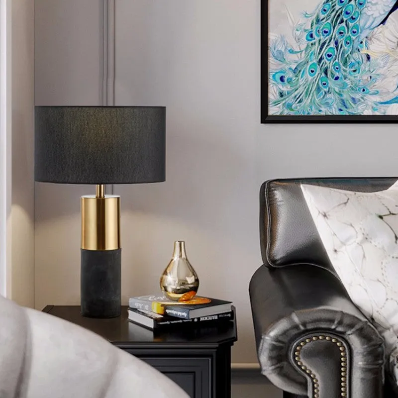 Concrete Table Lamp | Marble Table Lamp