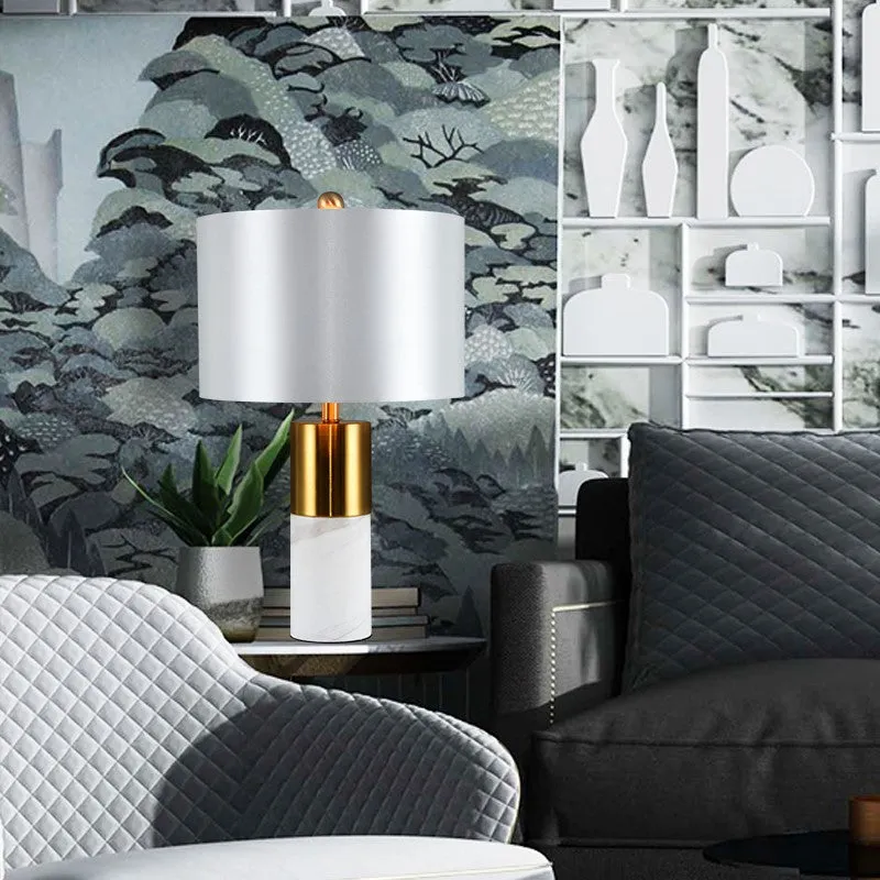 Concrete Table Lamp | Marble Table Lamp
