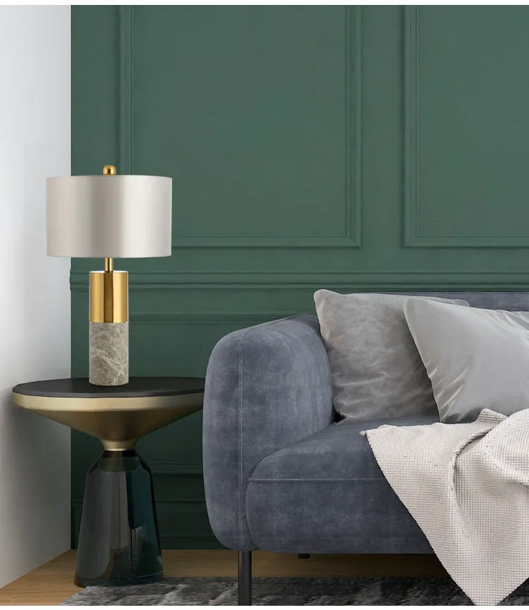Concrete Table Lamp | Marble Table Lamp