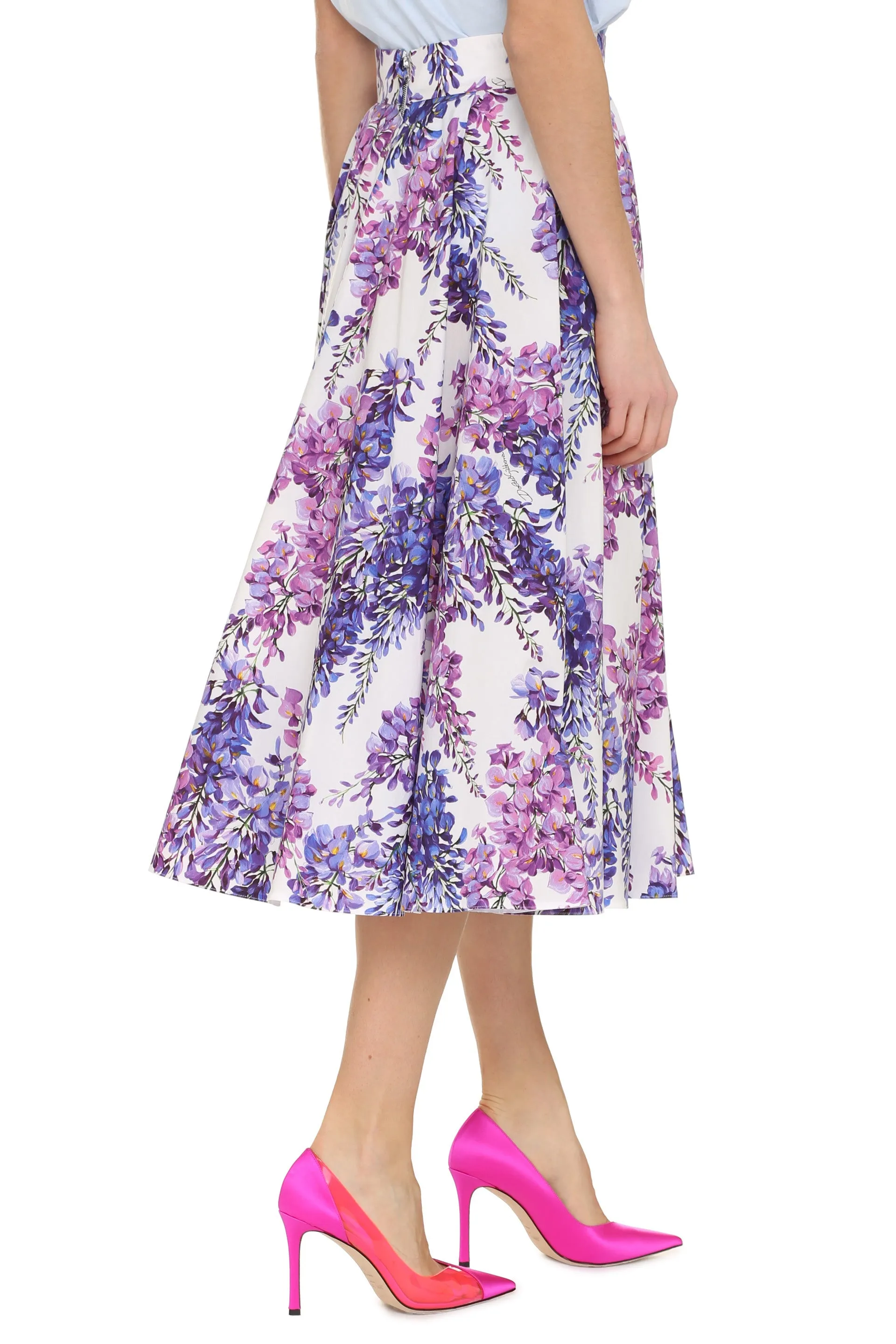 Cotton pencil skirt