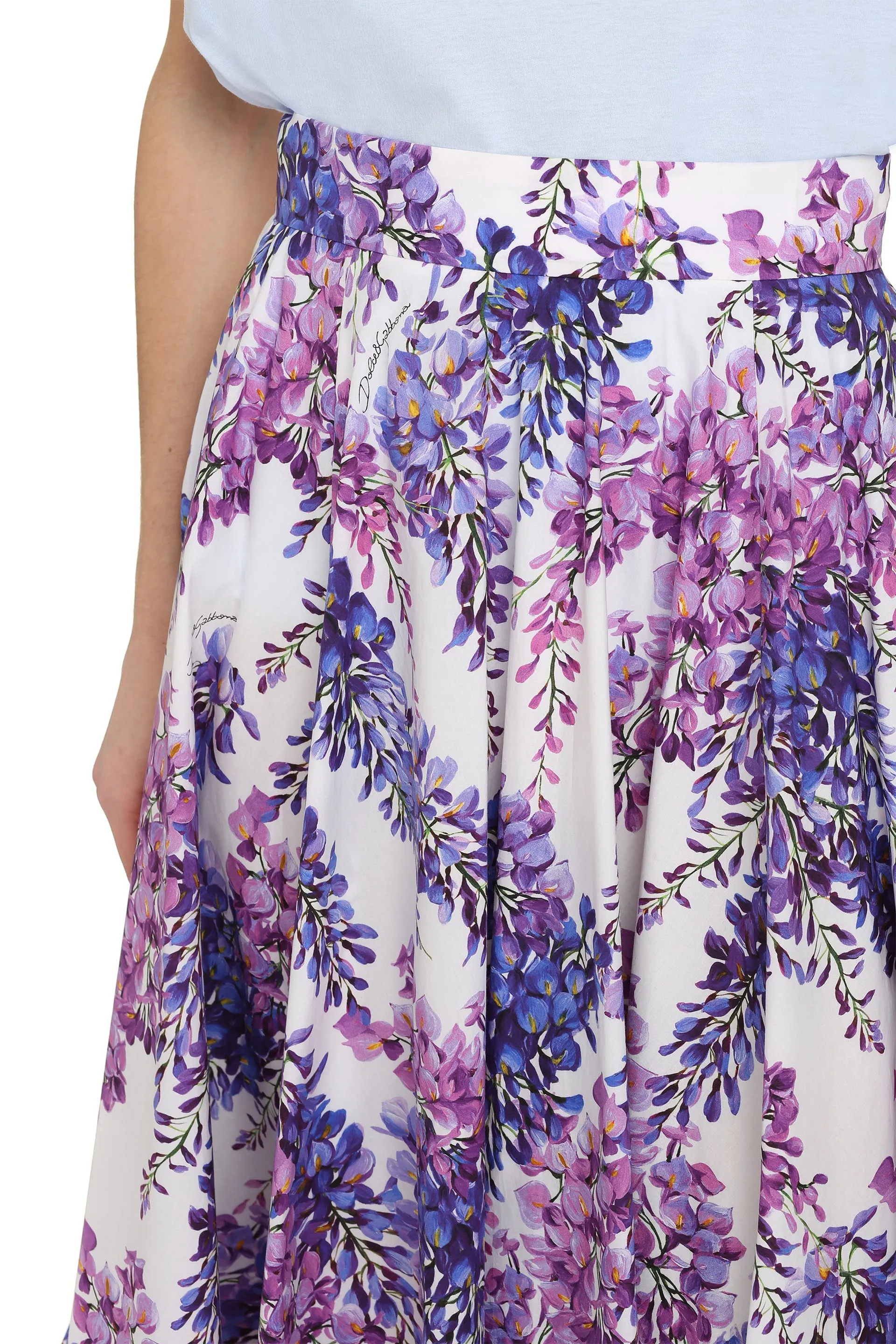 Cotton pencil skirt