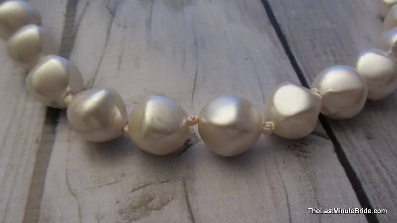 Cream Pearl Necklace