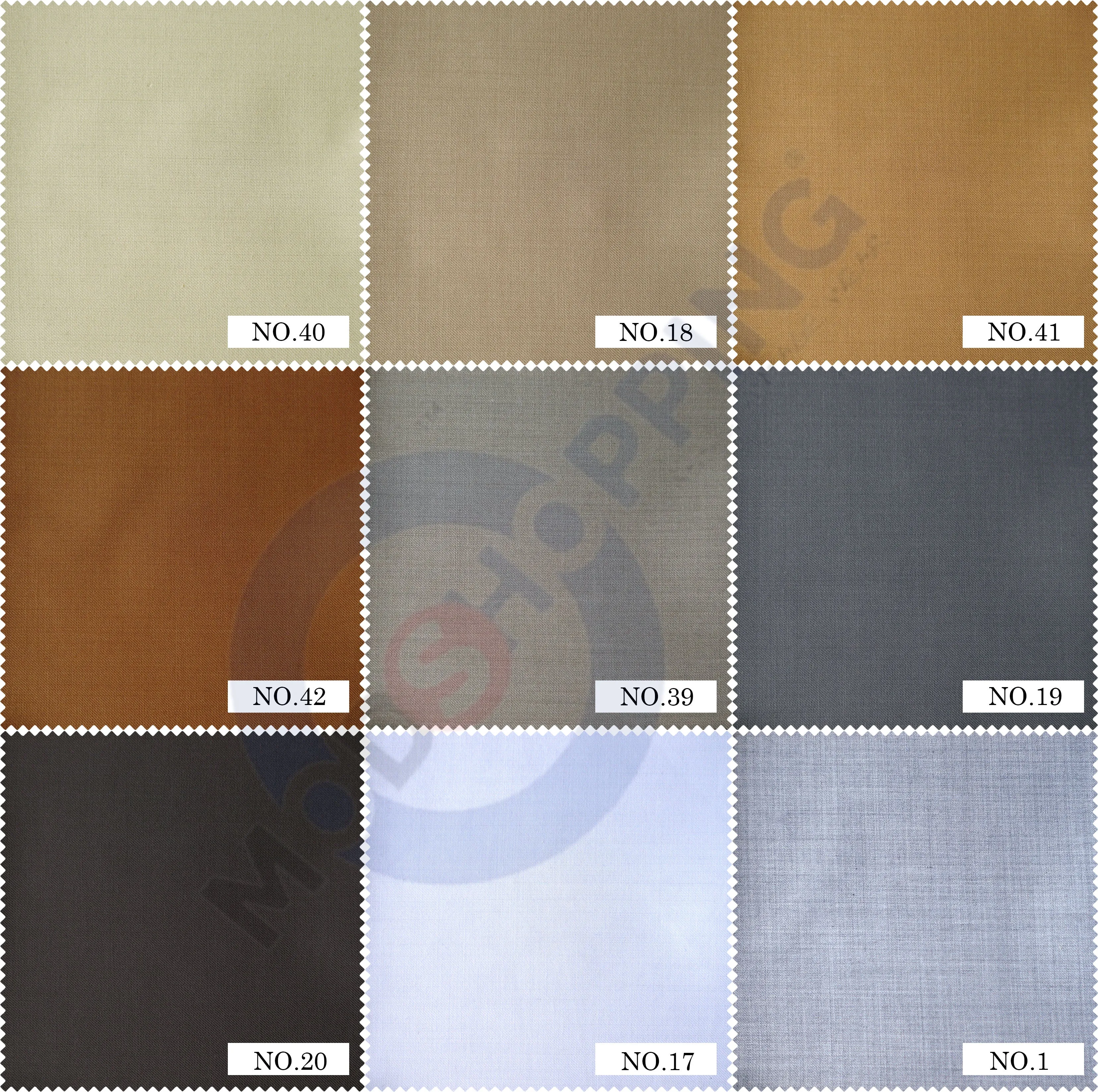 Cumtom 2 Piece Suit - Worsted and Black Chenille Plain Color Fabric Collection 2 Piece Suit