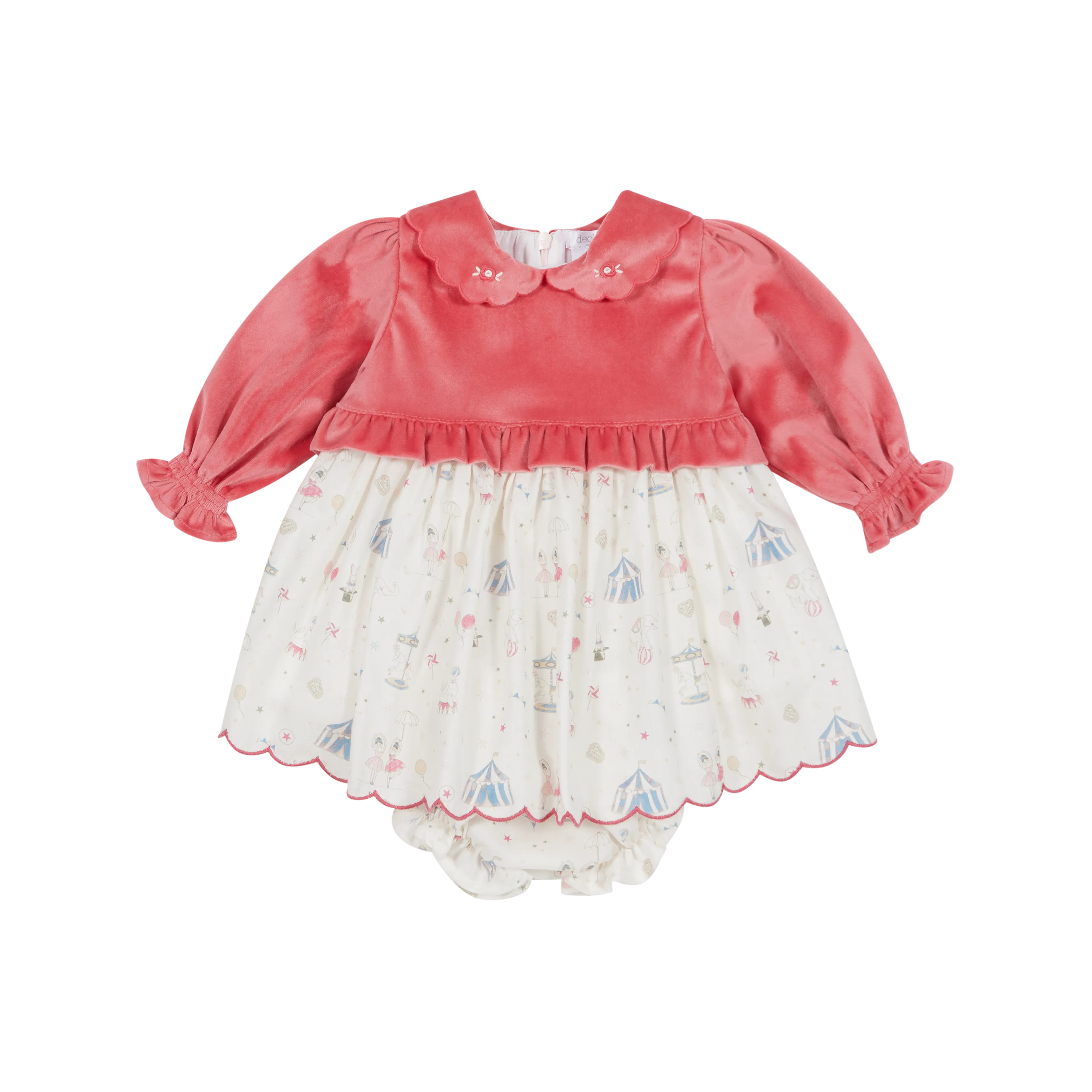 DB24305 Deolinda Occasion Funfair Print Dress