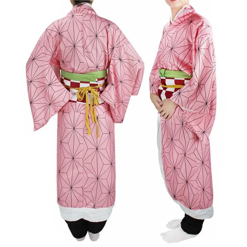 Demon Slayer Kimetsu no Yaiba Nezuko Kamado Cosplay Costume
