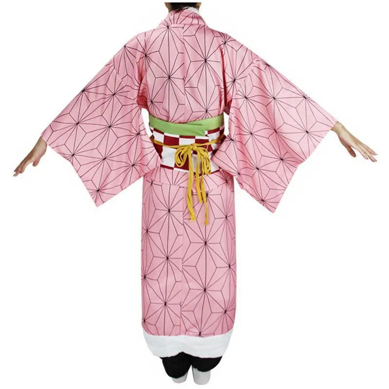 Demon Slayer Kimetsu no Yaiba Nezuko Kamado Cosplay Costume