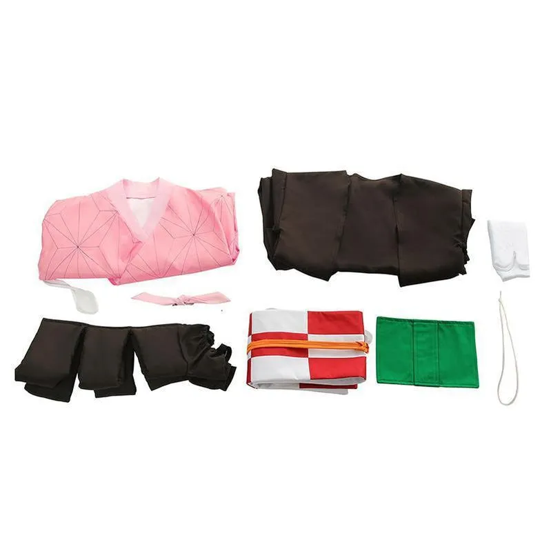 Demon Slayer Kimetsu no Yaiba Nezuko Kamado Cosplay Costume