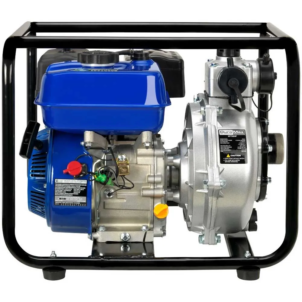 DuroMax XP702HP-LHK 208cc 70 GPM 2" Gas Engine Water Pump Kit