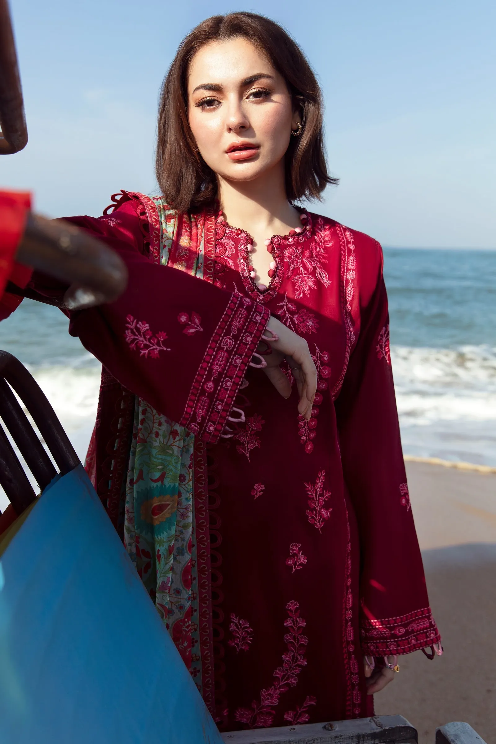 EIRA (ZL23-10 B) | Zaha Lawn Collection 2023 | Embroidered Unstitched Lawn Suits