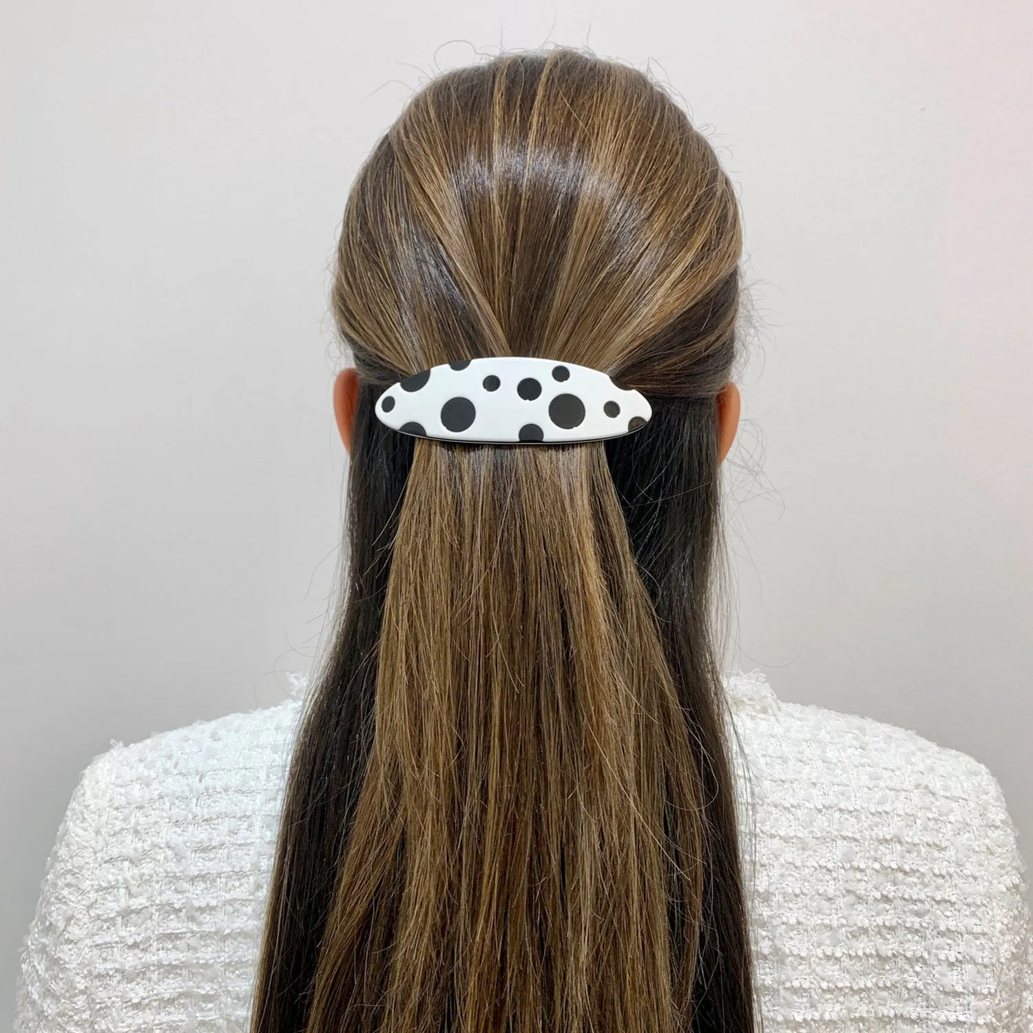 Elisa Large Onyx Hair Clip