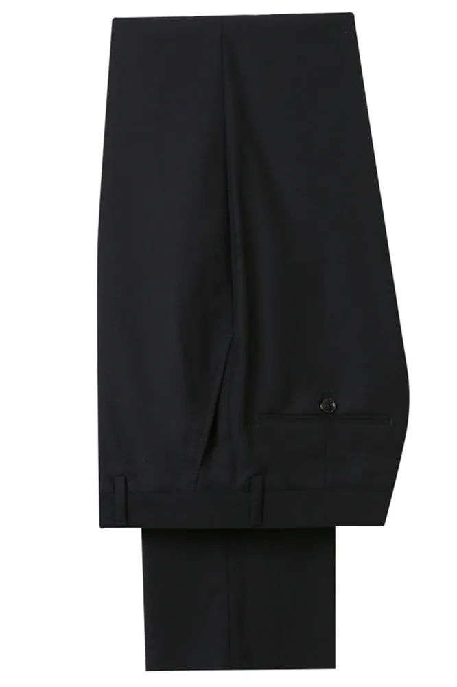 Fernando White Jacquard One Button Wedding Men Suits with Black Lapel