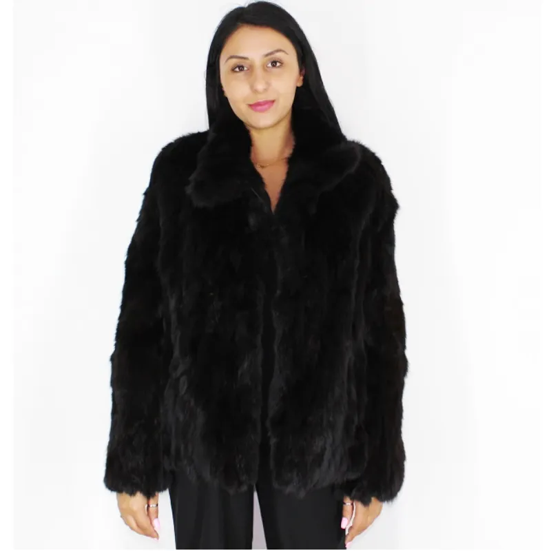 FI Colored black lynx pieces jacket
