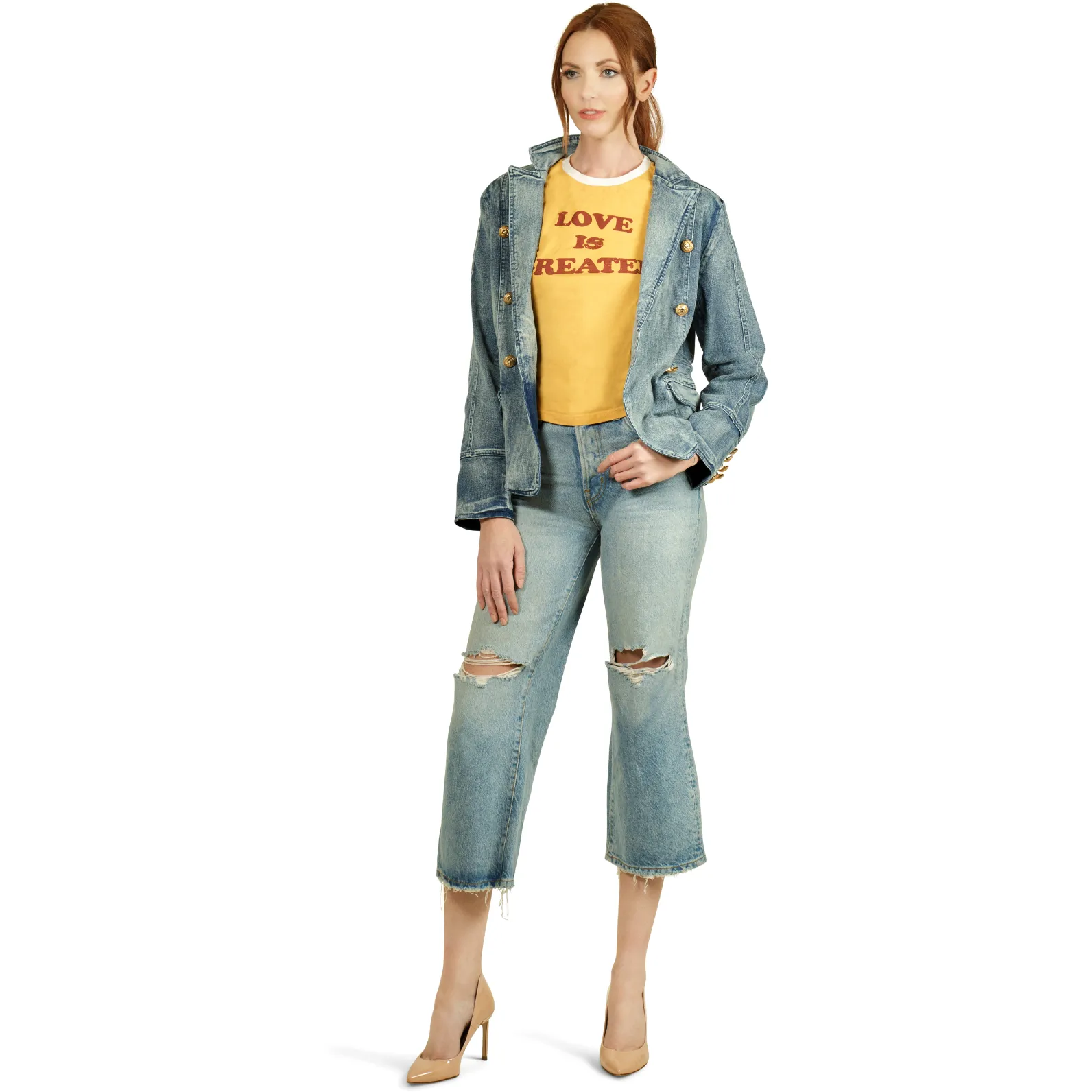 Gigi Denim Blazer