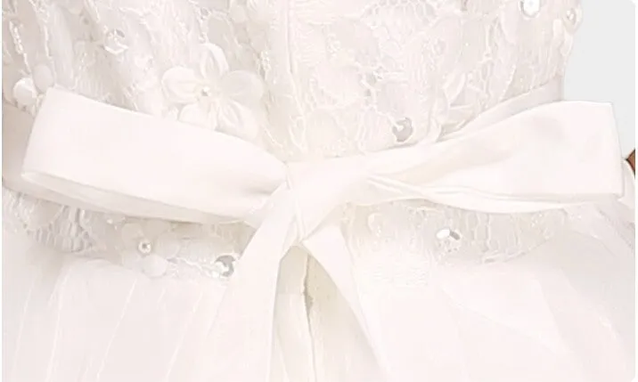 Glitz Spaghetti Straps Princess Flower Girl/Pageant Dress With Long Train
