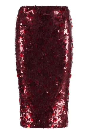 Guilty sequin pencil skirt