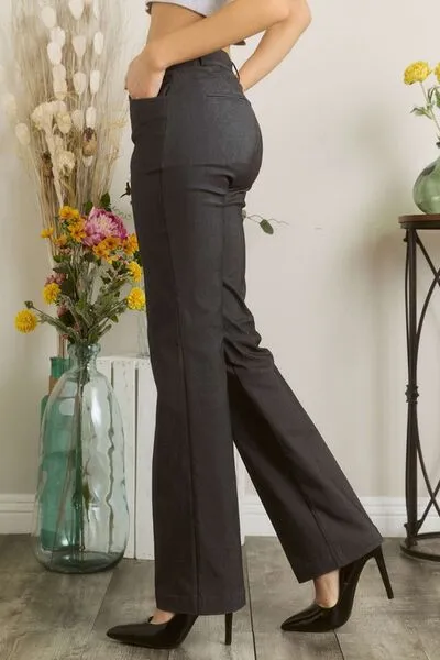 Hazel Blues® | Mittoshop Solid Color Pants with Pocket