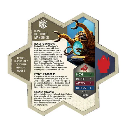 Heroscape Rising Tide Hellforge Mandukor Army Expansion