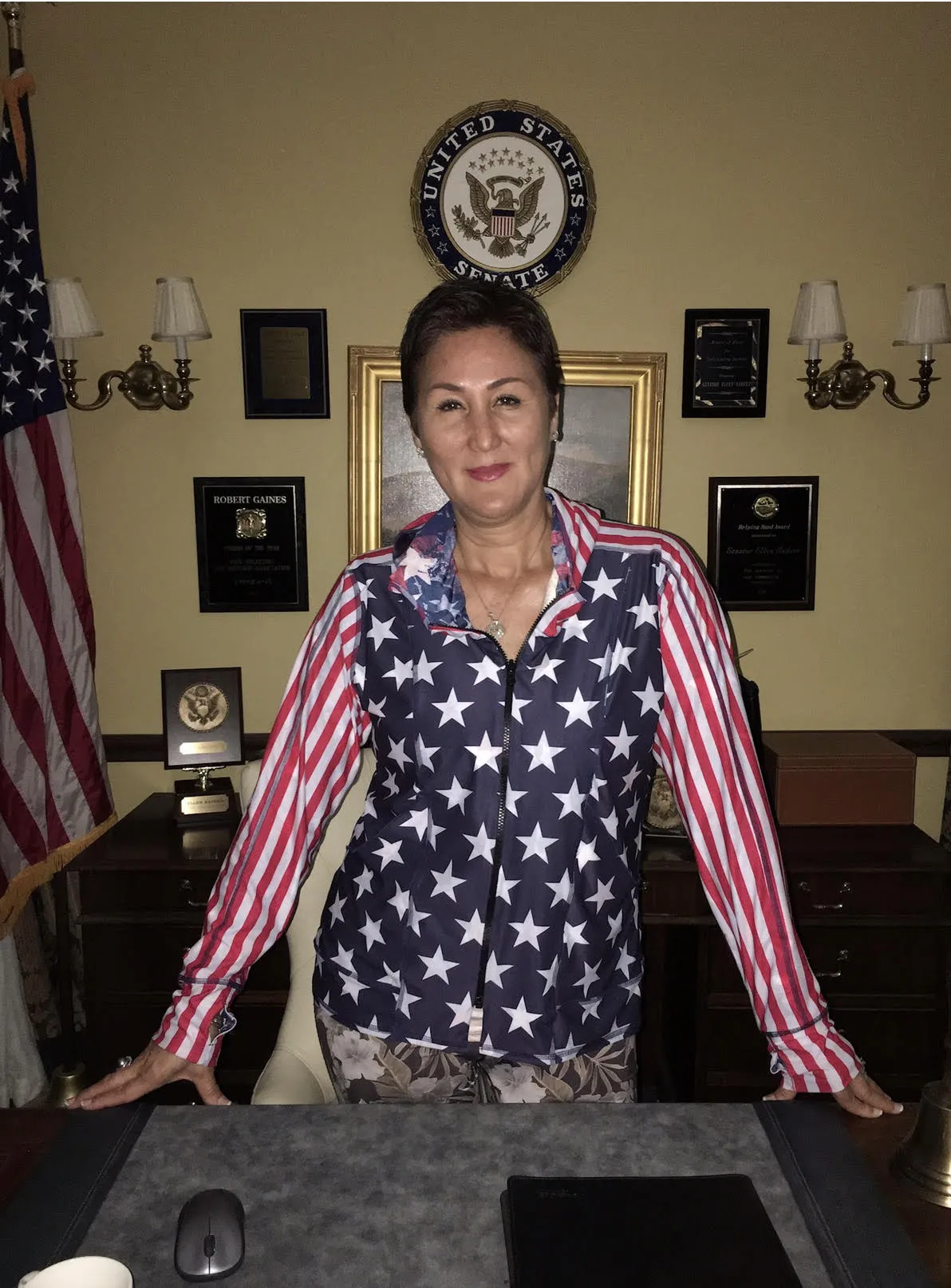 HOODIE STARS & STRIPES/BLUE STARS